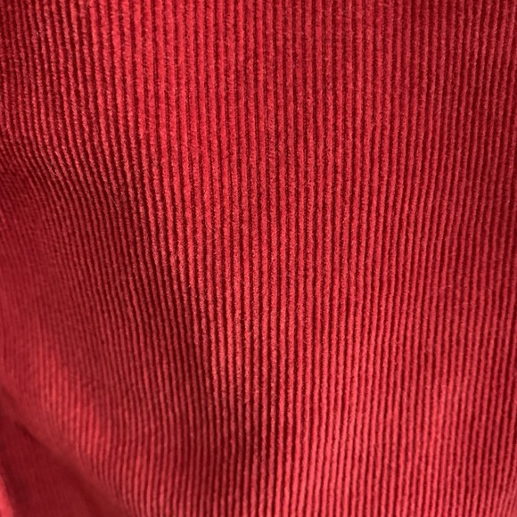 Vintage Polo Ralph Lauren Corduroy Shirt Men's XL Red Button Down Heritage 90s - Picture 4 of 13